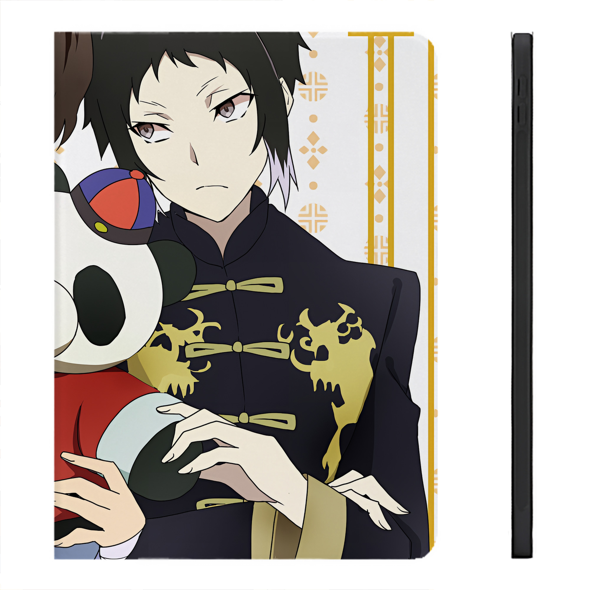 （画像用） 文豪ストレイドッグス Bungo Stray Dogs IPadケース ペンホルダー付き ブックスタイルデザイン
